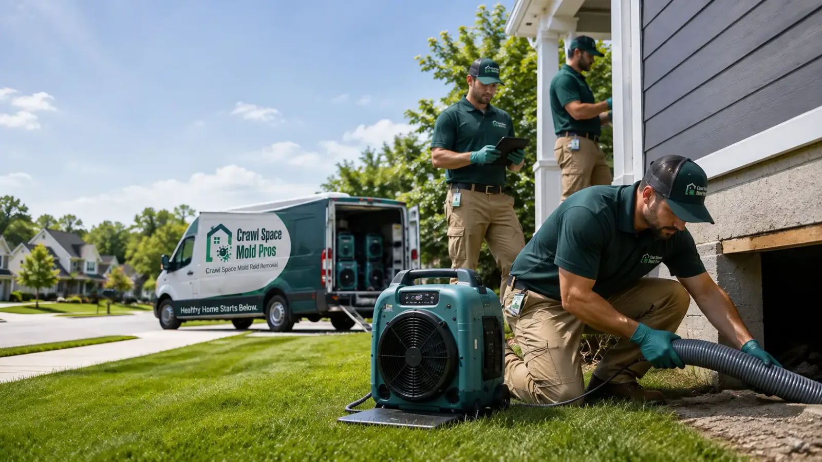 Crawl Space Mold Removal in Rowe, MA